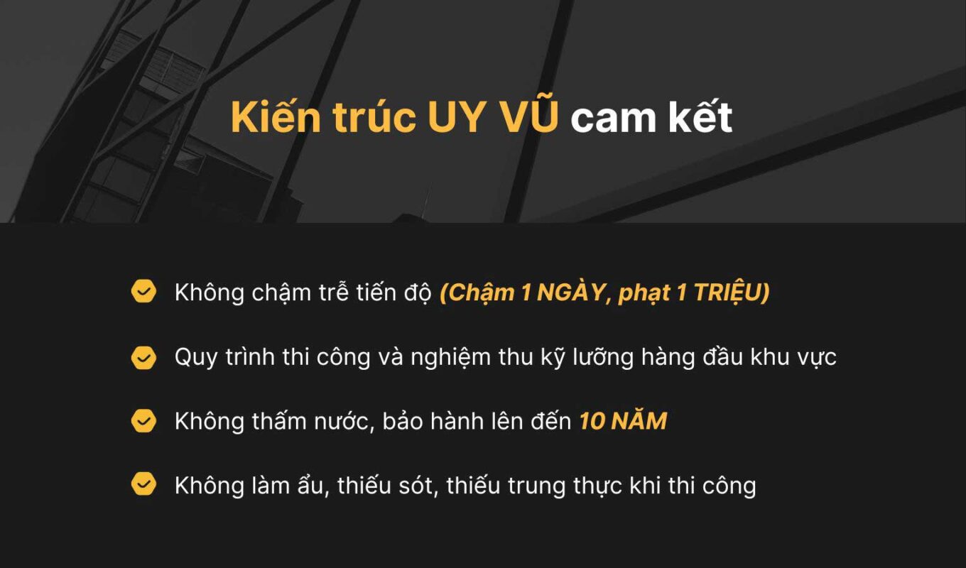 BÁO GIÁ XÂY DỰNG PHẦN THÔ TẠI ĐÀ NẴNG Uy Vũ cam kết