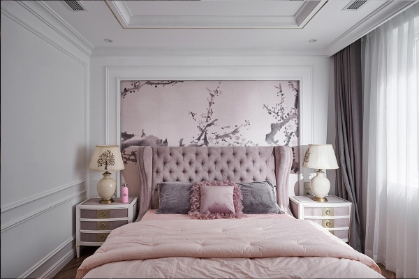 Phối cảnh phòng ngủ - biệt thự anh Phước