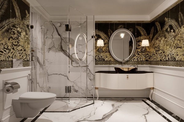 Phối cảnh WC master 2 nhà anh Hoàng