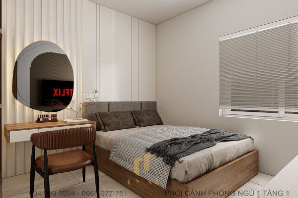 Phòng ngủ có cửa sổ để đón ánh sáng tự nhiên