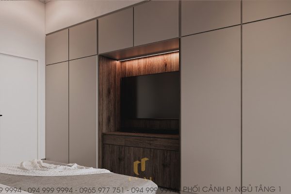 Biệt thự anh Cảnh - Phòng ngủ tầng 1