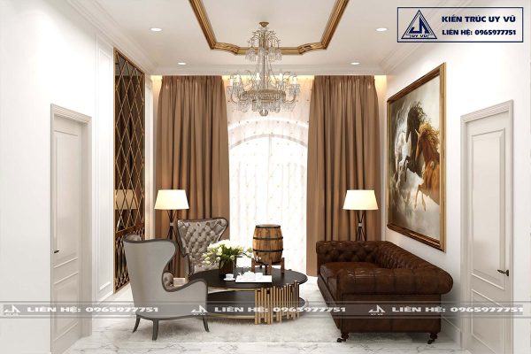 Phối cảnh phòng SHC - biệt thự anh Huy