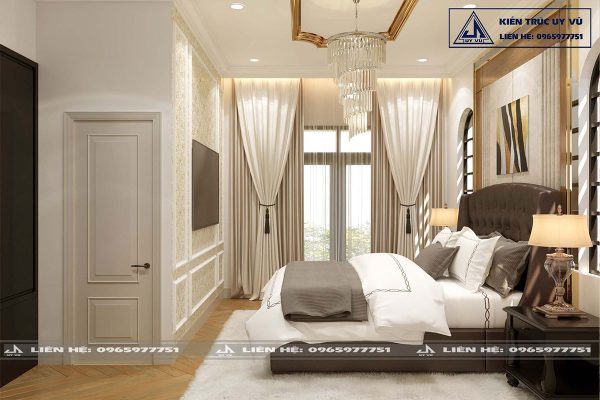 Biệt thự anh Huy - Phối cảnh phòng ngủ 1