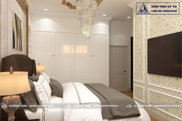 Phối cảnh phòng ngủ 1-Biệt thự anh Huy