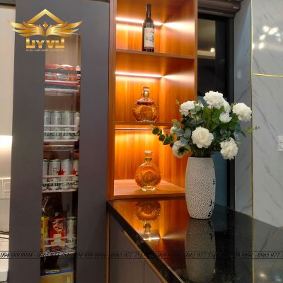 Biệt thự chị Thanh - Thiết kế tủ lạnh độc đáo