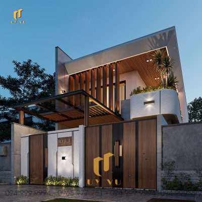Biệt thự nhà chị Ái Ly buổi tối