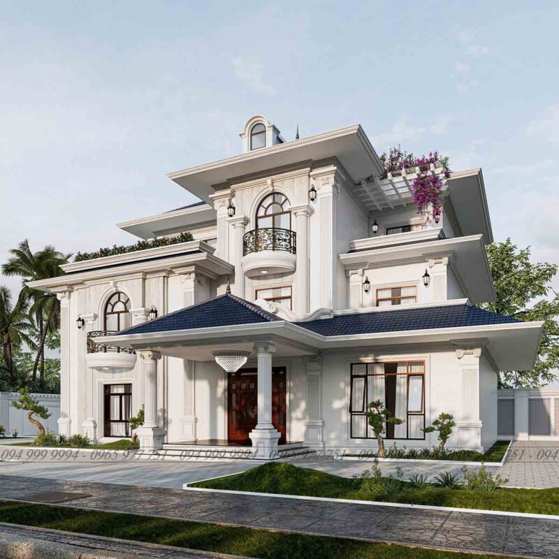 THIẾT KẾ BIỆT THỰ Biệt thự anh Hiếu