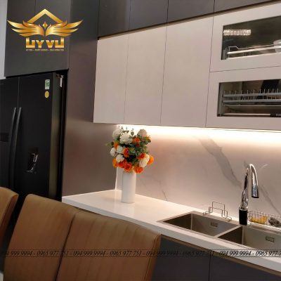 Bồn rửa chén tại khu vực bếp