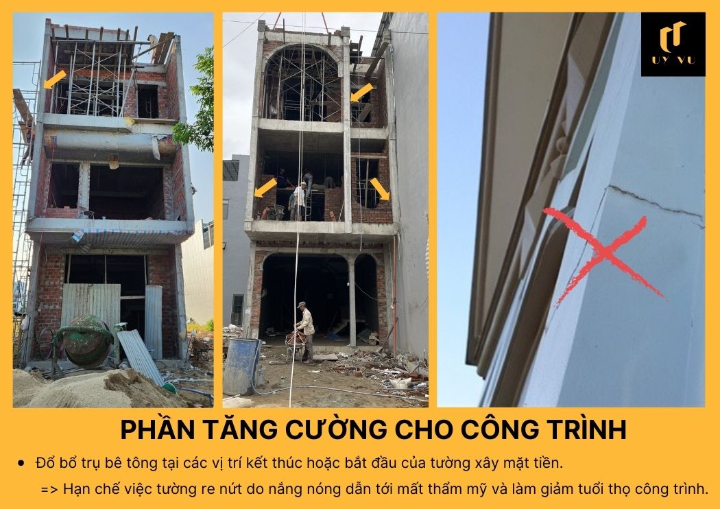 BÁO GIÁ XÂY DỰNG PHẦN THÔ TẠI ĐÀ NẴNG Đổ bổ trụ bê tông tại các vị trí kết thúc hoặc bắt đầu