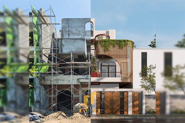 Đối chiếu công trình đang thi công và hoàn thiện