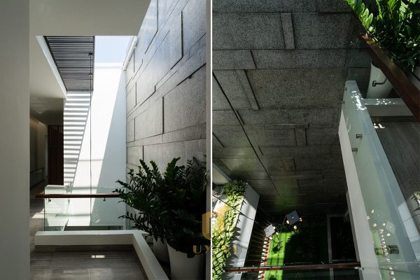 Giếng trời lấy sáng nhà anh Bội