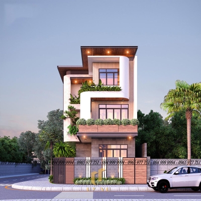 Hình ảnh không gian biệt thự chị Thư