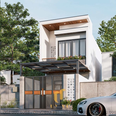 Hình ảnh mặt tiền nhà thầy Hải