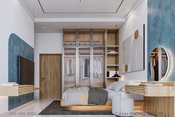 Phòng ngủ 2 tầng 2 decor với những món đồ ấn tượng