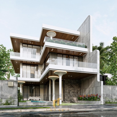 Không gian mặt tiền nhà chị Diễm