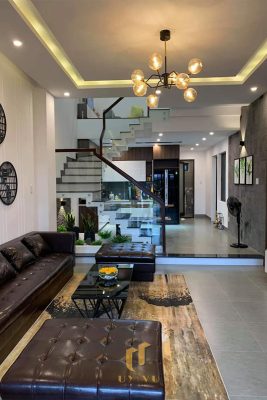 Phòng khách nhà anh Giang