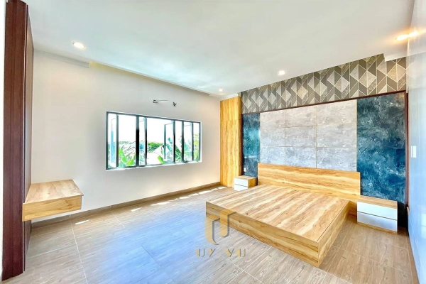 Không gian phòng ngủ nhà anh Hà