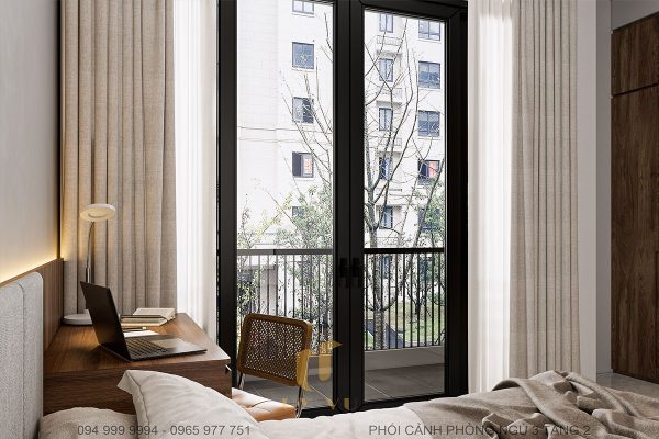 Không gian PN3 T2 nhà chị Trâm