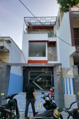 Khu vực mặt tiền nhà anh Bảy Sơn Trà