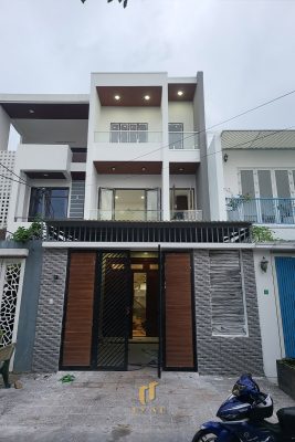 Công trình nhà phố Đà Nẵng - nhà anh Biển Mặt tiền nhà anh Biển