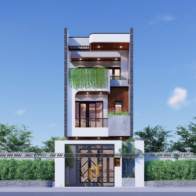Hình ảnh mặt tiền nhà anh Thịnh