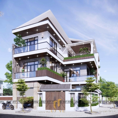 Biệt thự chị Quỳnh Anh mang phong cách hiện đại và phong cách