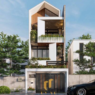 THIẾT KẾ KIẾN TRÚC Nhà anh Vũ