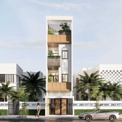 Mặt tiền căn hộ anh An
