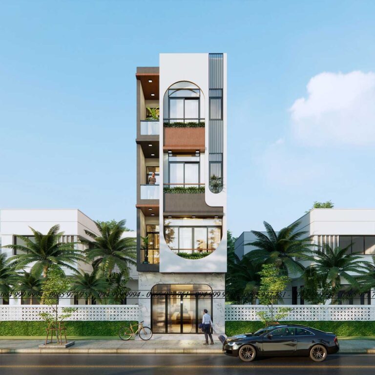 Mặt tiền căn hộ anh công