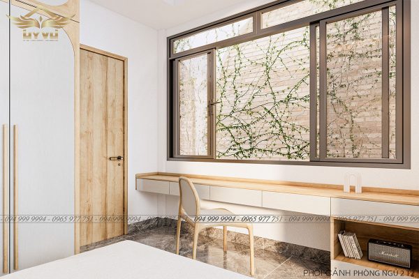 Nhà anh Hà - Phối cảnh phòng ngủ 1 T2