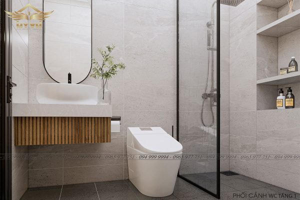 Nhà anh Hà - WC tầng 1
