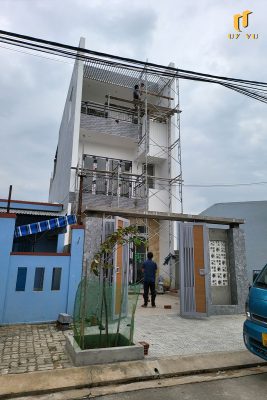 Nhà anh Long - Thi công mặt tiền