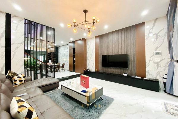 Nhà anh Quốc - Không gian phòng khách hiện đại