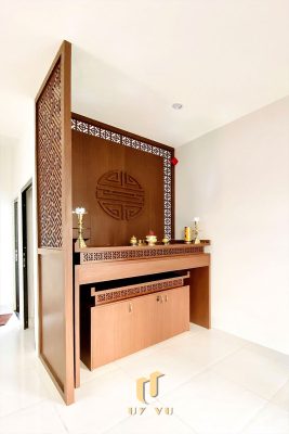 Nhà anh Quốc - Phòng thờ trang trọng