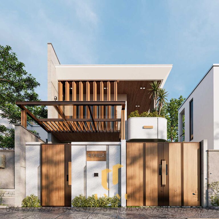 THIẾT KẾ BIỆT THỰ Nhà chị Ái Ly