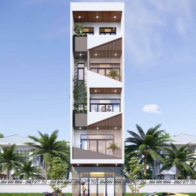 Mặt tiền căn hộ chị Phượng