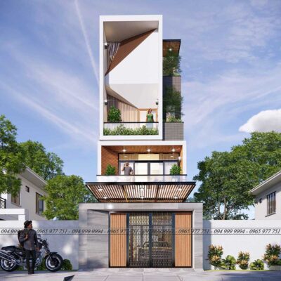 Mặt tiền căn hộ chị Xuân
