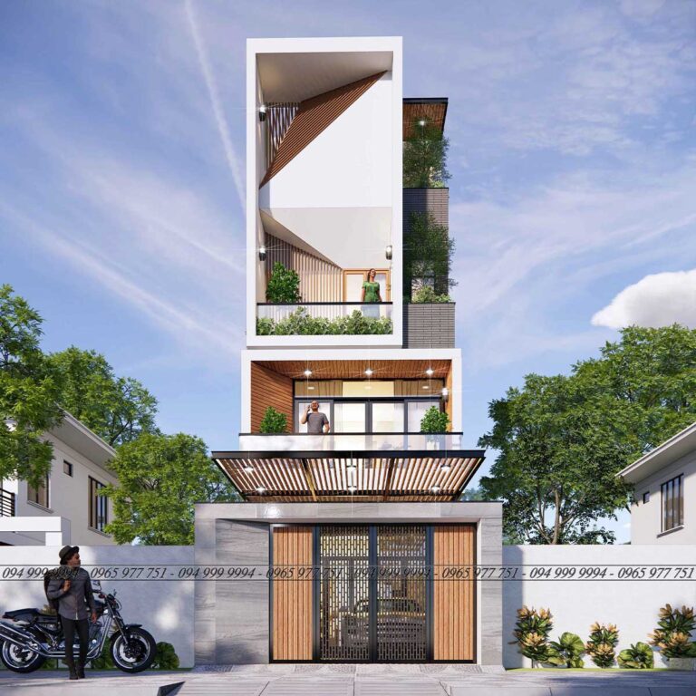 Mặt tiền căn hộ chị Xuân