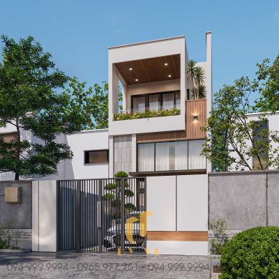 Nhà chú Lanh - phối cảnh mặt tiền