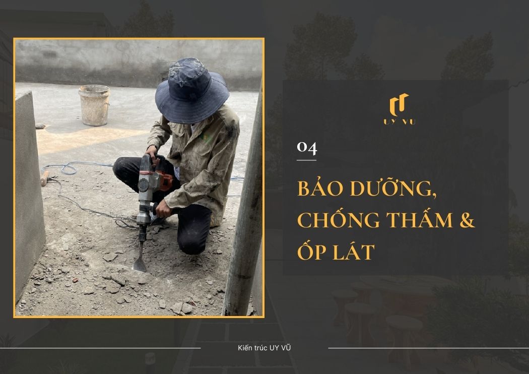 BÁO GIÁ XÂY DỰNG PHẦN THÔ TẠI ĐÀ NẴNG Phần 4 bảo dưỡng, chống thấm và ốp lát