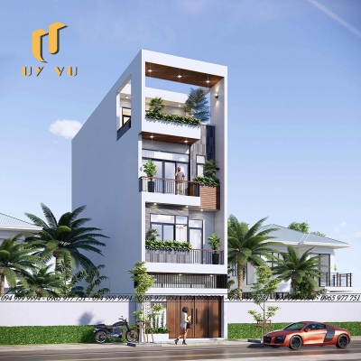 Mặt tiền căn hộ chị Liên