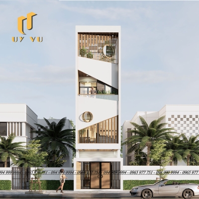 Phối cảnh mặt tiền căn hộ chú Hà