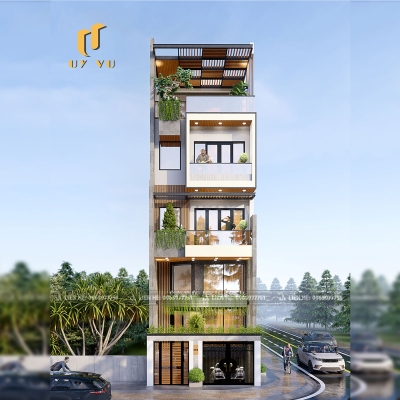 Mặt tiền căn hộ anh Vũ