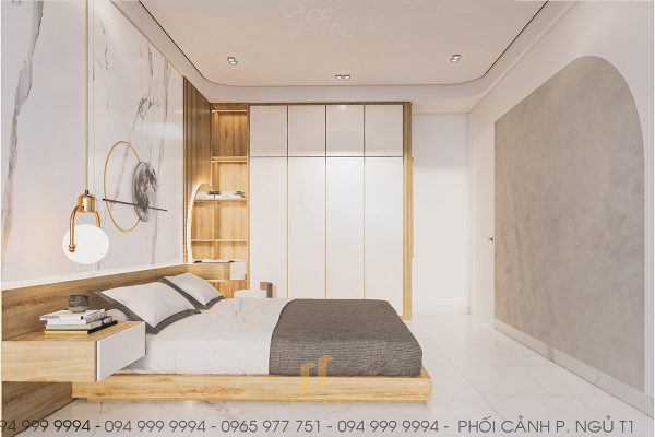 Không gian phòng ngủ thứ nhất tại căn N’House