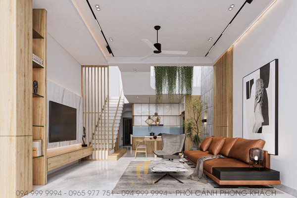 Phòng khách được trang bị đầy đủ tiện nghi, đáp ứng mọi nhu cầu sinh hoạt của gia đình