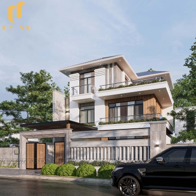 Nhà anh Phước được thiết kế với lối kiến trúc đơn giản nhưng lại rất độc đáo