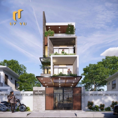 Mặt tiền căn hộ anh Tùng
