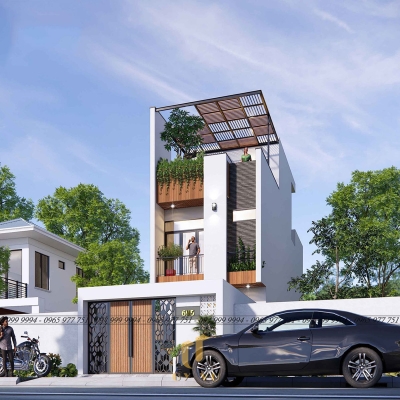 Phối cảnh nhà anh Hùng