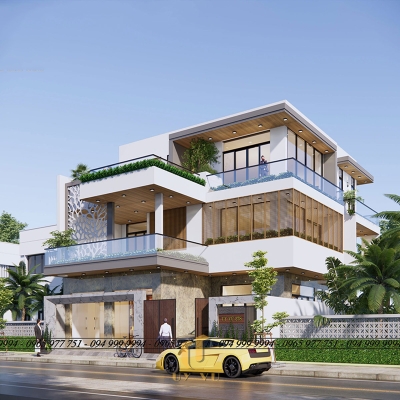 Nhà anh Phúc phong cách đơn giản với mái bằng hiện đại
