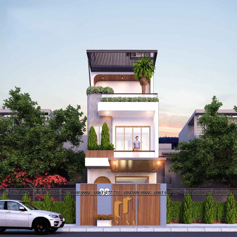 Mẫu nhà C'House 3 tầng Đà Nẵng cá tính, bí ẩn